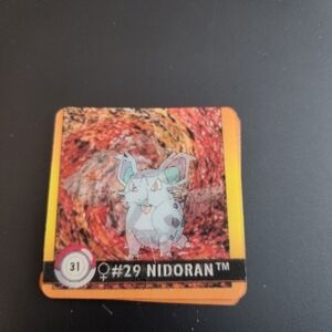 Pokemon Action Flipz Nidoran Nodorina Mint Artbox Premier Edition #29 #30